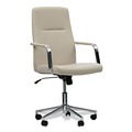 Office Chairs | Alera ALEWS4106 18.19 in. to 21.93 in. Seat Height Leather Task Chair Supports Up to 275 lb - White Seat/White Back image number 0
