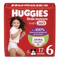 Cleaning & Janitorial Supplies | Huggies 56608 Little Movers HuggFit 360 Degree - Size 6/Disney Design (17/Pack) image number 3