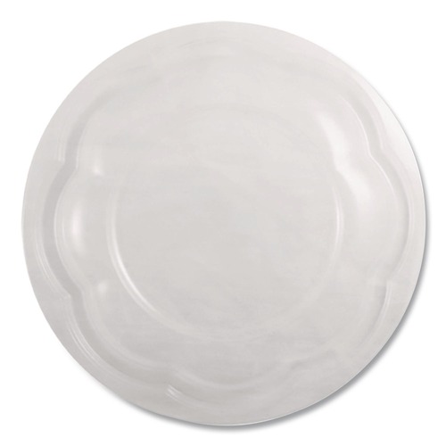 Bowls and Plates | World Centric SBL-CS-32 6.8 in. Diameter x 0.8 in. Height Plastic Salad Bowl Lids - Clear (600/Carton) image number 0