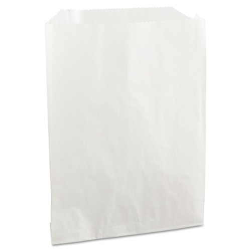 Cleaning & Janitorial Supplies | Bagcraft P450019 Grease-Resistant 6 in. x 7.25 in. Single-Serve Bags - White (2000/Carton) image number 0