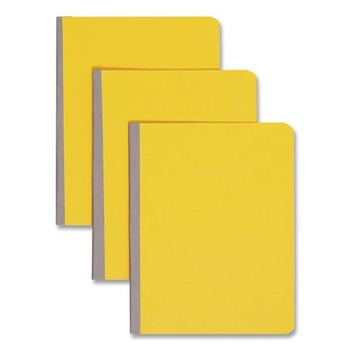 Smead Prong Fastener Premium Pressboard Report Cover, Two-Piece Prong Fastener, 3-in Capacity, 8.5 x 11, Yellow/Yellow
