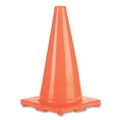 Outdoor Games | Champion Sports C18OR 18 in. Hi-Visibility Vinyl Cones - Orange image number 0