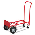  | Safco 4086R Two-Way Convertible Hand Truck, 500-600lb Capacity, 18w X 51h, Red image number 1