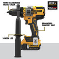 Combo Kits | Dewalt DCK2100P2 20V MAX Brushless Lithium-Ion 1/2 in. Cordless Hammer Drill Driver and 1/4 in. Impact Driver Combo Kit with 2 Batteries (5 Ah) image number 8
