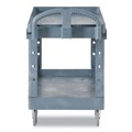 Bulk Savings Pricing 2 | Rubbermaid Commercial 2192463 BRUTE Heavy-Duty Ergo Handle Utility Cart Plastic 2 Shelves 750 lb Capacity 26-in x 55-in x 33.25-in Gray image number 2