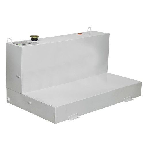 Liquid Transfer Tanks | JOBOX 480000 103 Gallon L-Shaped Steel Liquid Transfer Tank - White image number 0