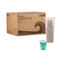 Cutlery | Boardwalk BWKTRANSCUP12CT 12 oz. Plastic Cold Cups - Translucent (1000/Carton) image number 2
