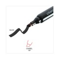 Office Jansan | Universal UNV07050 Broad Chisel Tip Permanent Marker - Black (36/Pack) image number 3
