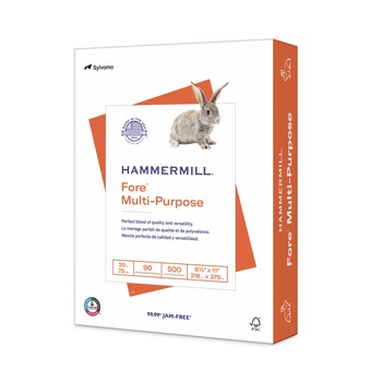 Hammermill Fore 8.5 in. x 11 in. 96 Bright 20-lb. Multipurpose Print Paper - White (500/Ream)