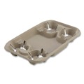 Labor Day Sale! Save $30 off $199! | Chinet 20969 StrongHolder 8 oz. to 22 oz. Molded Fiber Cup/Food Tray - Beige (250/Carton) image number 2
