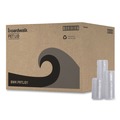Cups and Lids | Boardwalk BWKPRTLID1 1 oz. Souffle/Portion Cup Lids - Clear (2500/Carton) image number 0