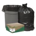 Trash Bags | Earthsense Commercial 1507263 40 in. x 46 in. 1.25 mil 45 Gallon Linear Low Density Recycled Can Liners - Black (100/Carton) image number 4