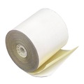 PM Company 9225 Carbonless 2.25 in. x 70 ft. Impact Printing Paper Rolls - White/Canary (50/Carton) image number 1