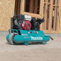 Portable Air Compressors | Makita MAC5501G 5.5 HP 10 Gallon Oil-Lube Wheelbarrow Air Compressor image number 1