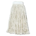 Percentage Off | Boardwalk BWK2016CCT #16 Cut-End Cotton Wet Mop Head - White (12/Carton) image number 5