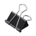 Customer Appreciation Sale - Save up to $60 off | Universal UNV11060 Mini Binder Clips in Dispenser Tub - Black/Silver (60/Pack) image number 1