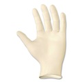 Office Jansan | Boardwalk BWK310XLCT 5 mil Thick 9.5 in. Long Powder-Free Synthetic Examination Vinyl Gloves - Extra Large, Cream (100/Box, 10 Boxes/Carton) image number 2