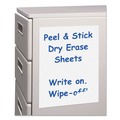 Office Jansan | C-Line 57911 8.5 in. x 11 in. Self-Stick Dry Erase Sheets - White (25/Box) image number 1