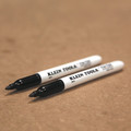  | Klein Tools 98554 Fine Point Permanent Markers - Black (2/Pack) image number 2