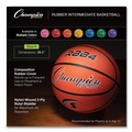 Toys | Champion Sports RBB4 No. 6 Intermediate Size Rubber Sports Ball For Basketball - Orange image number 1