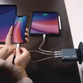 Office Electronics & Batteries | Verbatim 32203 140 W 4-Port GaN Wall Charger - Black/Gray image number 4