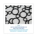 Cleaning & Janitorial Supplies | Boardwalk BWKUMBW 17.5 x 20 Slip-Resistant Disposable Urinal Floor Mat 2.0 - Black/White (6/Carton) image number 4