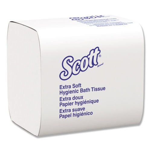 Cleaning & Janitorial Supplies | Scott 48280 2-Ply Septic-Safe Hygienic Bath Tissue - White (250/Pack 36 Packs/Carton) image number 0