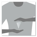 Labor Day Sale! Save $30 off $199! | SOLO 4R-2050 4 oz. Paper Rolled Rim Paper Cone Water Cups - White (25/Carton) image number 5