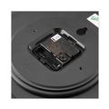 Office Jansan | Universal UNV10451 12 in. Diameter Cordless Whisper Quiet Clock - Black image number 4