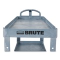 Bulk Savings Pricing 2 | Rubbermaid Commercial 2192463 BRUTE Heavy-Duty Ergo Handle Utility Cart Plastic 2 Shelves 750 lb Capacity 26-in x 55-in x 33.25-in Gray image number 3
