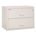 Office & Office Supplies | FireKing 2-3822-CPA 2 Legal/Letter-Size File Drawers 37.5 in. x 22.13 in. x 27.75 in. Insulated Lateral File - Parchment image number 0