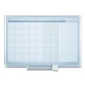  | MasterVision GA0597830 Silver Frame 48 in. x 36 in. Monthly Planner image number 1