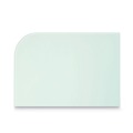  | MasterVision GL080101 Lago 48 in. x 36 in. Magnetic Glass Dry Erase Board  - Opaque White image number 4