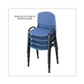 Office & Office Supplies | Safco 4185BU Supports up to 250 lbs. Stacking Chairs - Blue Seat/Back, Black Base (4 Chairs/Carton) image number 1