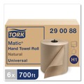 Paper Towels and Napkins | Tork 290088 7.7 in. x 700 ft. Matic Hardwound Roll Towel - Natural (6/Carton) image number 1
