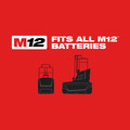 Heated Jackets | Milwaukee 204B-21L M12 TOUGHSHELL Lithium-Ion Cordless Heated Jacket (3 Ah) - Large, Black image number 11