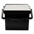 Advantus TLF-2B Companion Portable File Storage Box, Legal/letter, Plastic, Black image number 2