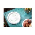 Bowls and Plates | Pactiv Corp. PSP10EC EarthChoice Pressware 10 in. Diameter Plate Paper Compostable Dinnerware - White (300/Carton) image number 3