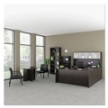  | Alera ALEVA301730 17 in. x 16 in. Glass Door Set with Silver Frame for 72 in. Wide Hutch - Clear (4/Set) image number 7