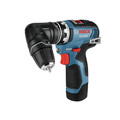 Factory Reconditioned Bosch GSR12V-300FCB22-RT Flexiclick 12V Max EC Brushless Lithium-Ion 5-In-1 Cordless Drill Driver System Kit with 2 Batteries (2 Ah) image number 7