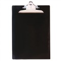  | Saunders 21603 1 in. Clip Capacity 8.5 in. x 11 in. Recycled Plastic Clipboard with Ruler Edge - Black image number 1