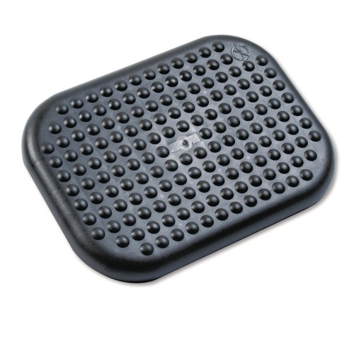 Office Jansan | Rubbermaid Commercial FG4653 18.13 in. x 14.25 in. x 4.13 in. to 6.63 in. Height Adjusting Tilting Footrest - Charcoal image number 0