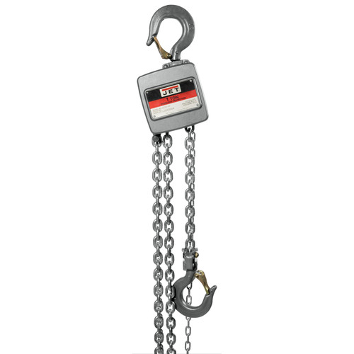 Manual Chain Hoists | JET 133110 AL100 Series 1 Ton Capacity Alum Hand Chain Hoist with 10 ft. of Lift image number 0
