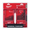 Bits and Bit Sets | Milwaukee 48-89-2801 21-Piece THUNDERBOLT Black Oxide Drill Bit Set image number 1