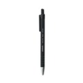 Office Jansan | Universal UNV15510 1 mm Black Barrel Retractable Ballpoint Pens - Medium, Black (1 Dozen) image number 1