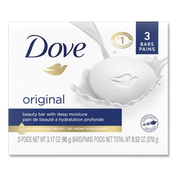 Dove 3.17 oz. Beauty Bar - Light Scent, White (3/Pack)