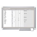 | MasterVision GA01110830 36 in. x 24 in. In-Out Magnetic Dry Erase Board - Silver Frame image number 1