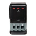 Tabletop and Serveware | Dixie DUSSTDSP3MINI 13.15 x 31.03 x 17.5 Tri-Tower Mini Dispenser - Black/Gray image number 0