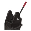 Mop Buckets | Nexstep Commercial Products 96998 Premier Downpress Mop Bucket and Wringer, 35 qt, Black image number 1