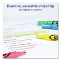 Office Jansan | Avery 17752 HI-LITER Chisel Tip Desk-Style Highlighters - Assorted Ink Colors, Assorted Barrel Colors (4/Set) image number 3